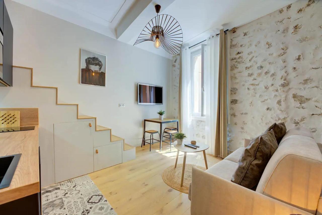 Duplex Studio Apt Mezzanine Near Shops & Cafes Antibes Exteriör bild