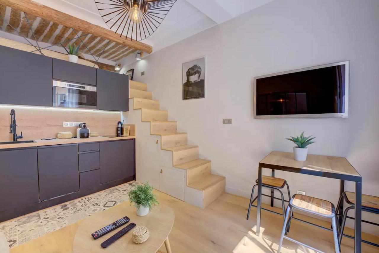 Duplex Studio Apt Mezzanine Near Shops & Cafes Lägenhet Antibes Exteriör bild